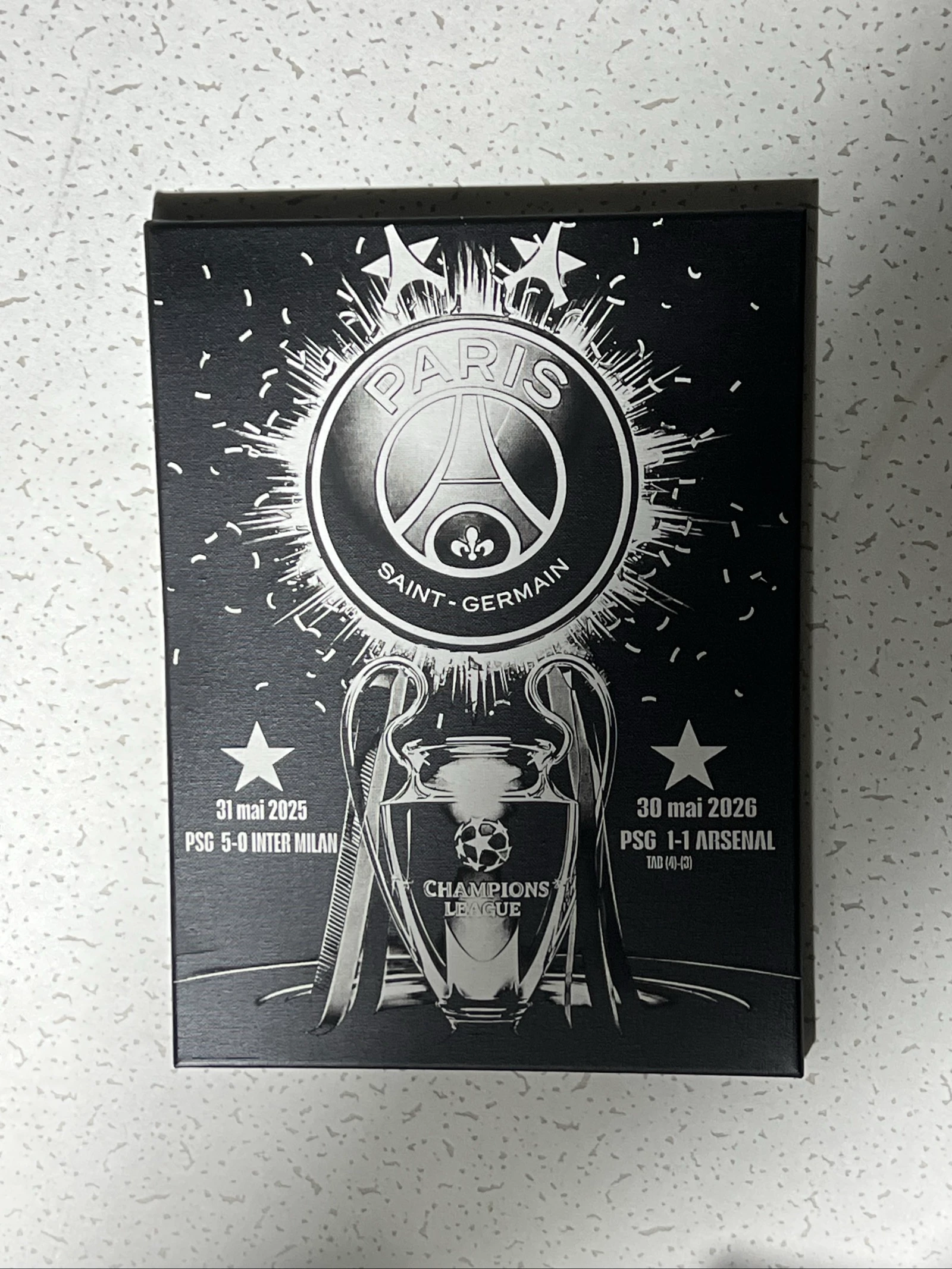 PSG en de 2 sterren canvas tafel – photo 3
